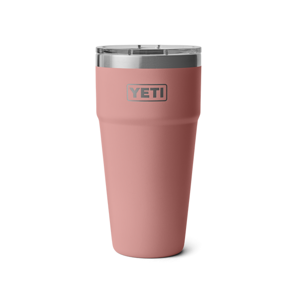 YETI Rambler® Stapelbarer Becher mit 20 oz (591 ml) Fassungsvermögen Sandstone Pink