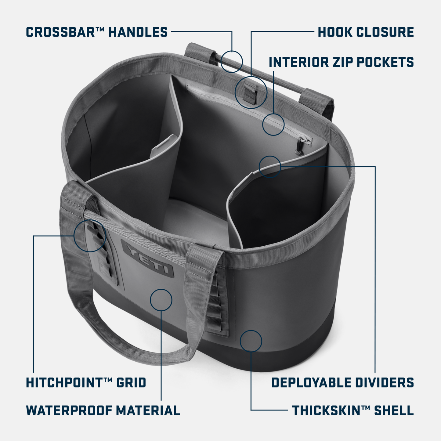YETI Camino® 50 Carryall Storm Grey