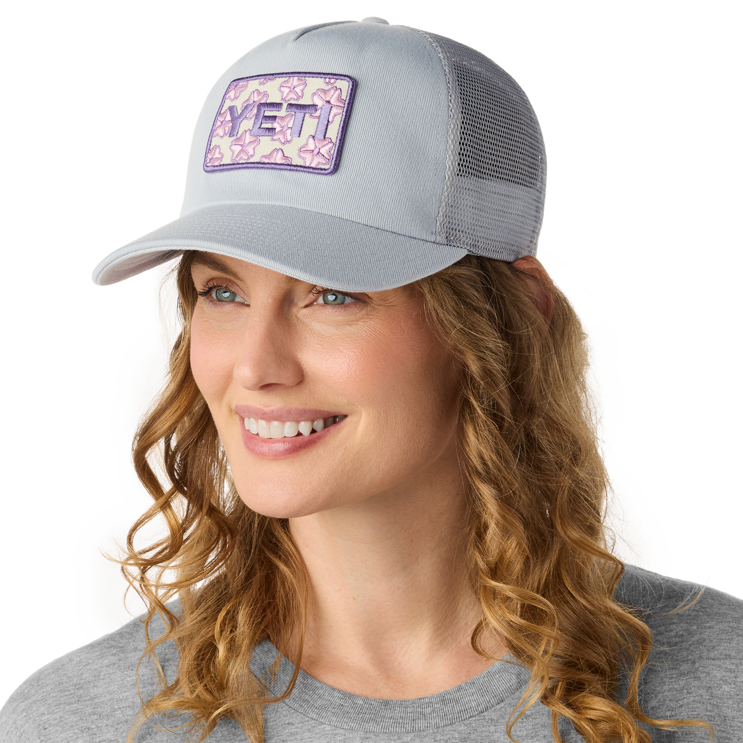 YETI YETI™ Cherry Blossom Trucker-Cap Grey