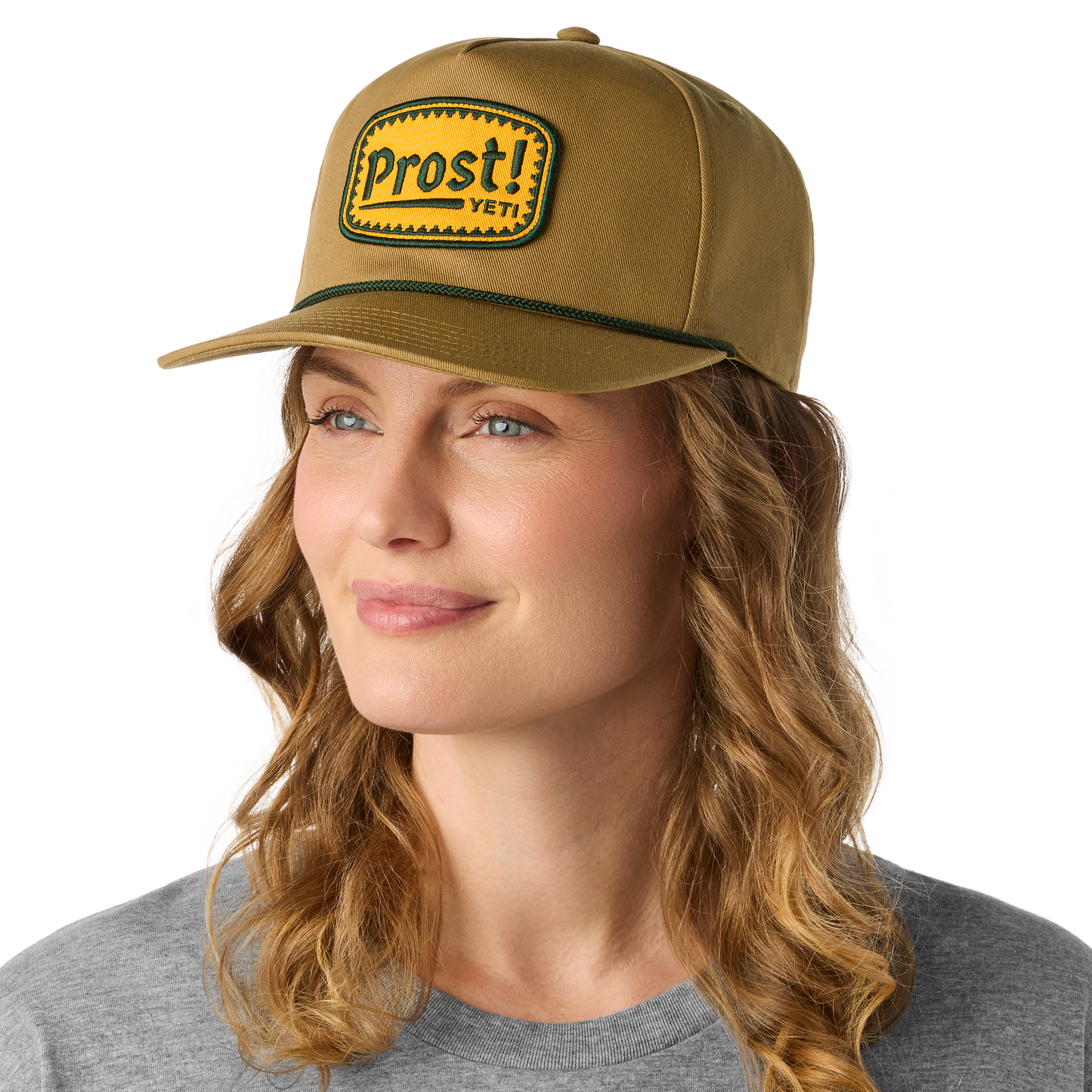 YETI YETI™ Prost! Cap mit Seildetail und flacher Krempe Brown