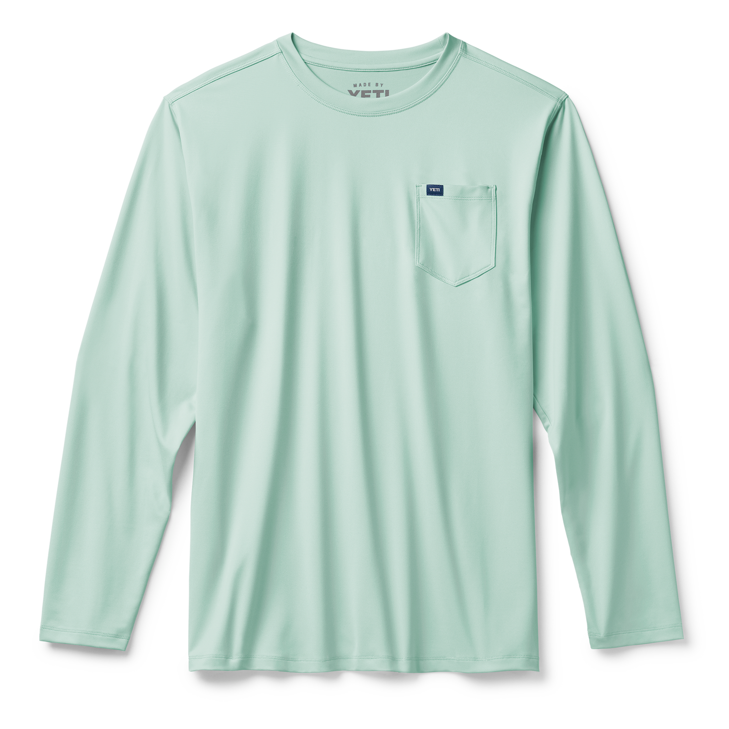 YETI Langärmeliges Sunshirt mit Tasche Ice Mint