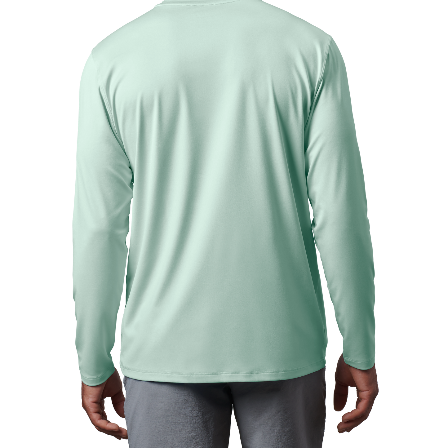 YETI Langärmeliges Sunshirt mit Tasche Ice Mint