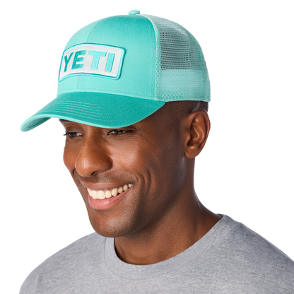 YETI Logo Badge Mid Pro Trucker Hat Ocean