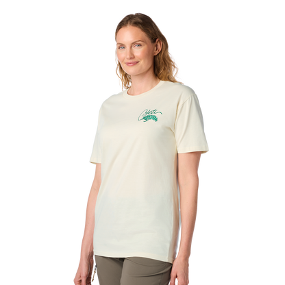 YET Tarpon Flies Short Sleeve T-Shirt Ecru