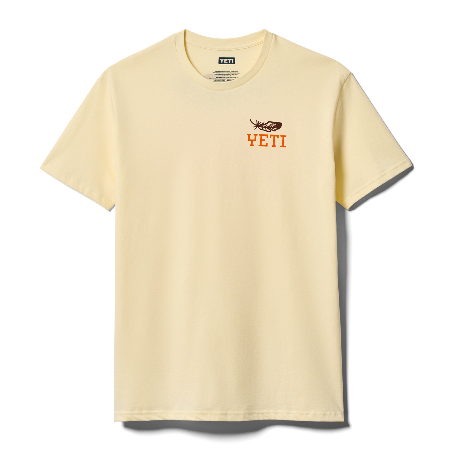YETI Feather Short Sleeve T-Shirt Butter