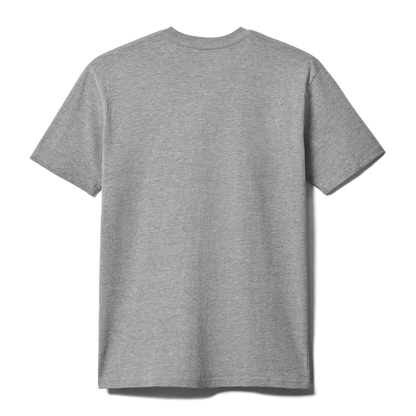 YETI Full Logo Badge Short Sleeve T-Shirt Heather Grey