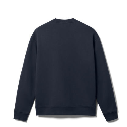 YETI™ Logo Block Fleece Crew Neck Navy