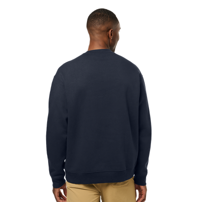 YETI™ Logo Block Fleece Crew Neck Navy
