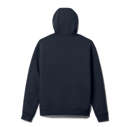 YETI Logo Badge Full Zip Hoodie Navy