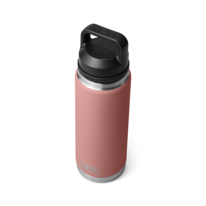 YETI Rambler® 26 oz Flasche mit Chug-Verschluss (760 ml) Sandstone Pink