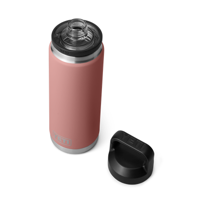 YETI Rambler® 26 oz Flasche mit Chug-Verschluss (760 ml) Sandstone Pink
