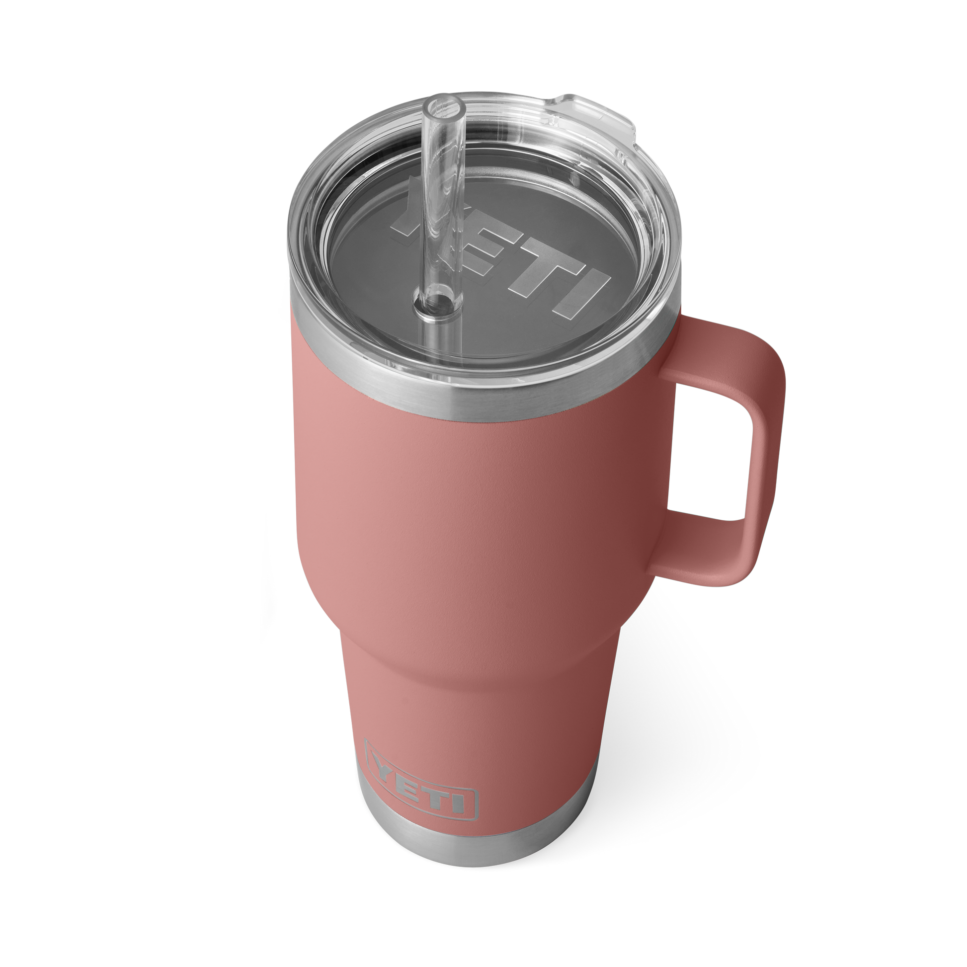 YETI Rambler® 35 oz (994 ml) Trinkbecher Mit Trinkhalm-deckel Sandstone Pink