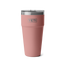 YETI Rambler® Stapelbarer Becher mit 20 oz (591 ml) Fassungsvermögen Sandstone Pink