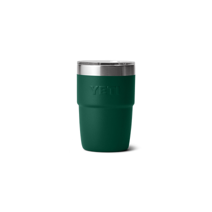 YETI Rambler® Stapelbarer Becher mit 8 oz (236 ml) Fassungsvermögen Black Forest Green