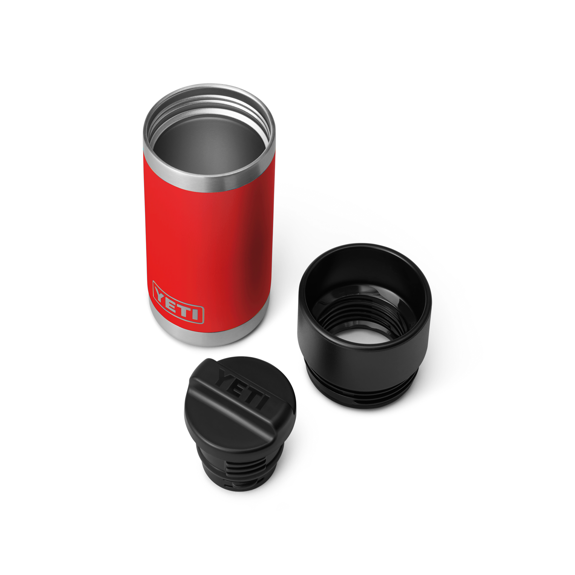 YETI Rambler® 12 oz Flasche mit HotShot-Deckel (354 ml) Rescue Red