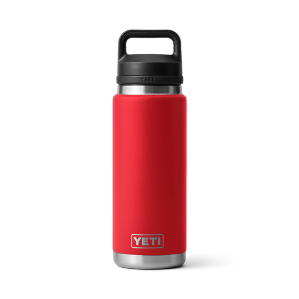 YETI Rambler® 26 oz Flasche mit Chug-Verschluss (760 ml) Rescue Red