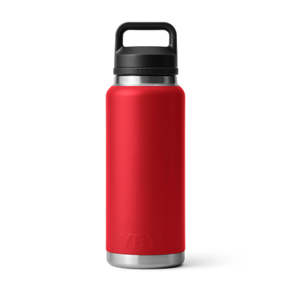 YETI Rambler® 36 oz Flasche mit Chug-Verschluss (1065 ml) Rescue Red