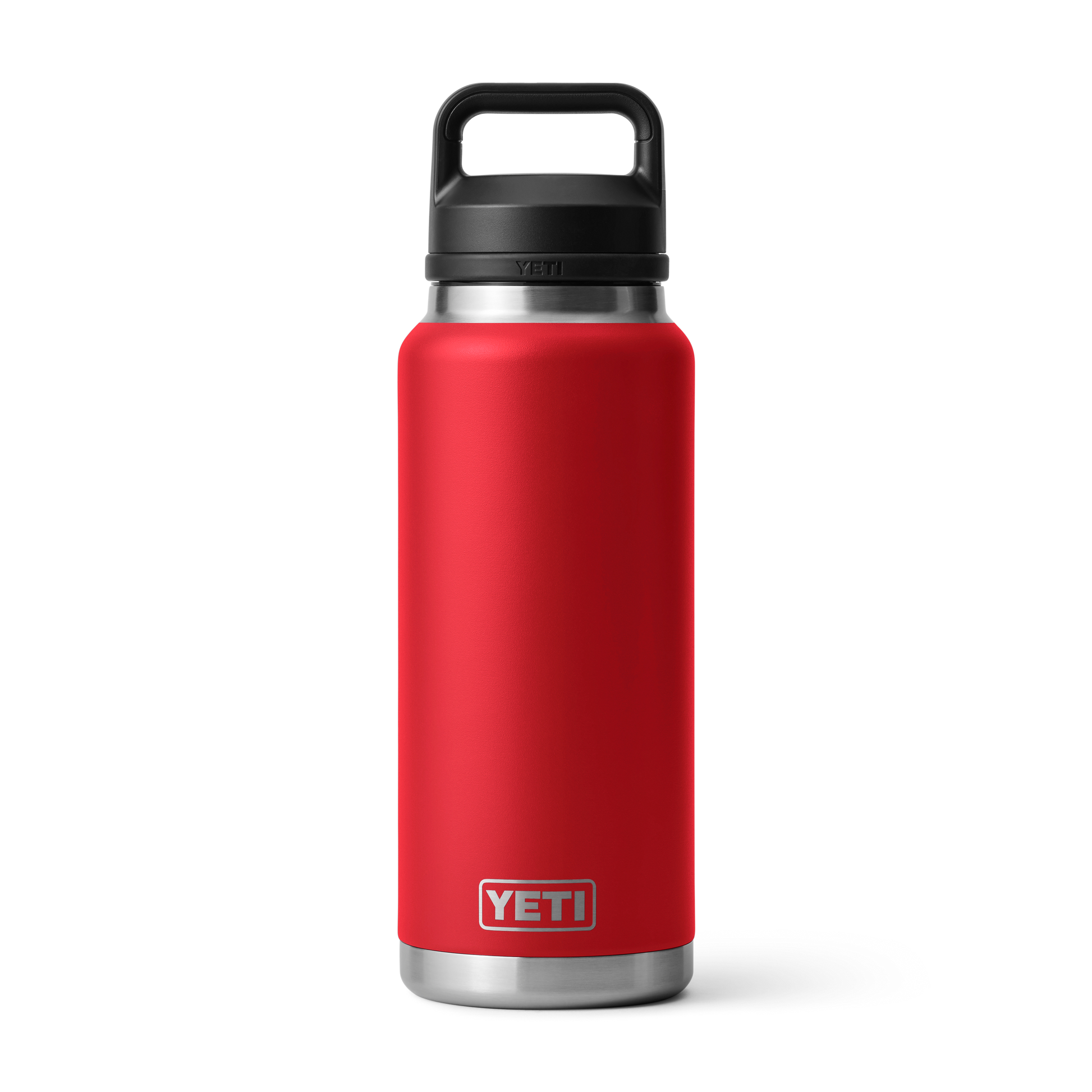 YETI Rambler® 36 oz Flasche mit Chug-Verschluss (1065 ml) Rescue Red