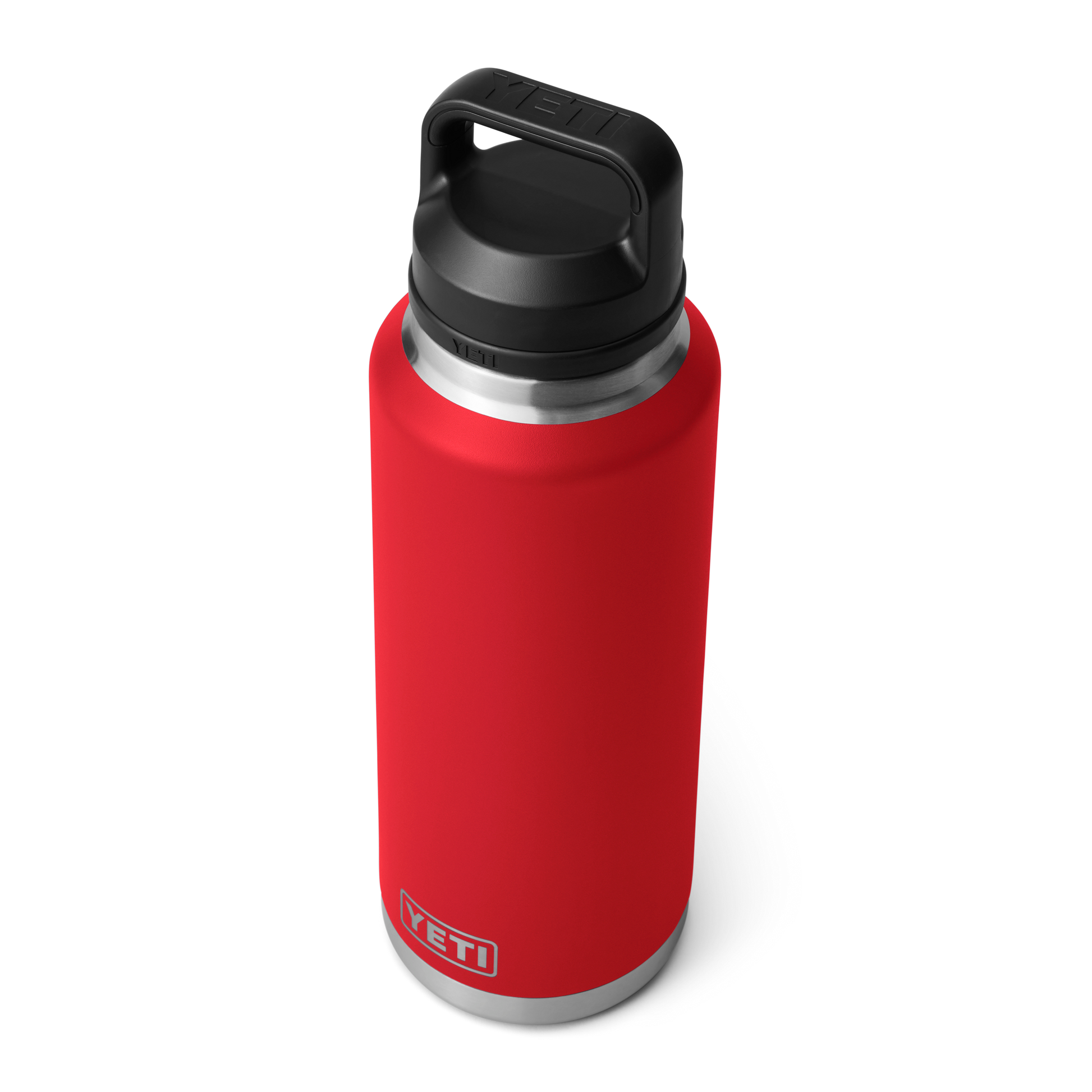 YETI Rambler® 46 oz Flasche (1,4 l) mit Chug-Verschluss Rescue Red