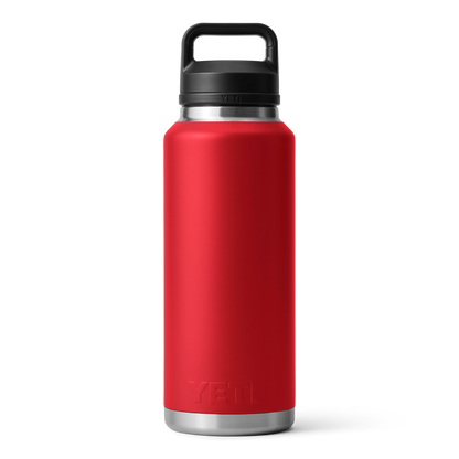 YETI Rambler® 46 oz Flasche (1,4 l) mit Chug-Verschluss Rescue Red