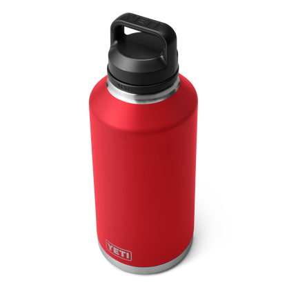 YETI Rambler® 64 oz Flasche (1,9 l) mit Chug-Verschluss Rescue Red