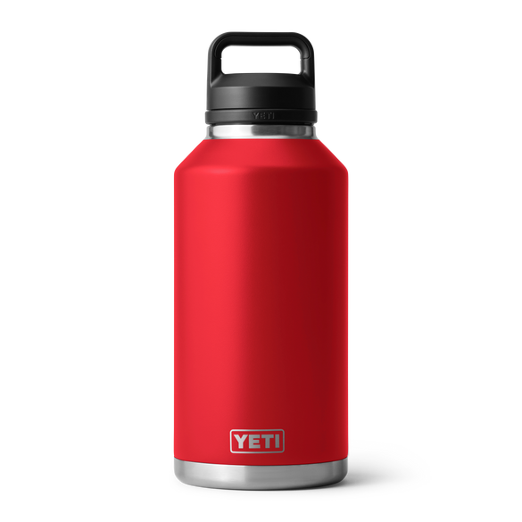 YETI Rambler® 64 oz Flasche (1,9 l) mit Chug-Verschluss Rescue Red