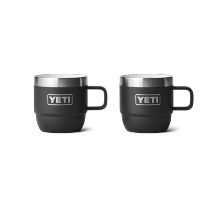 YETI Rambler® 6 oz (177 ml) Stapelbare Tasse Schwarz
