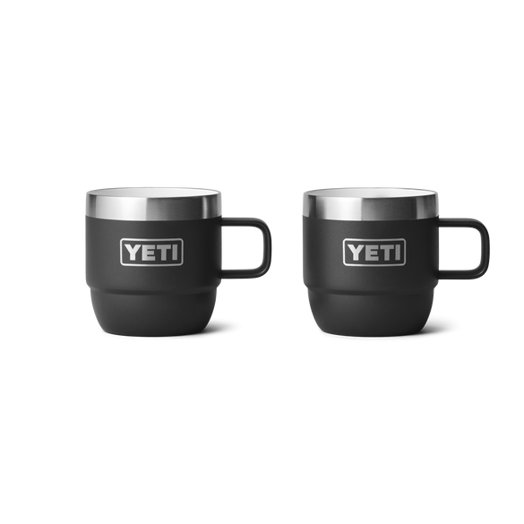 YETI Rambler® 6 oz (177 ml) Stapelbare Tasse Schwarz