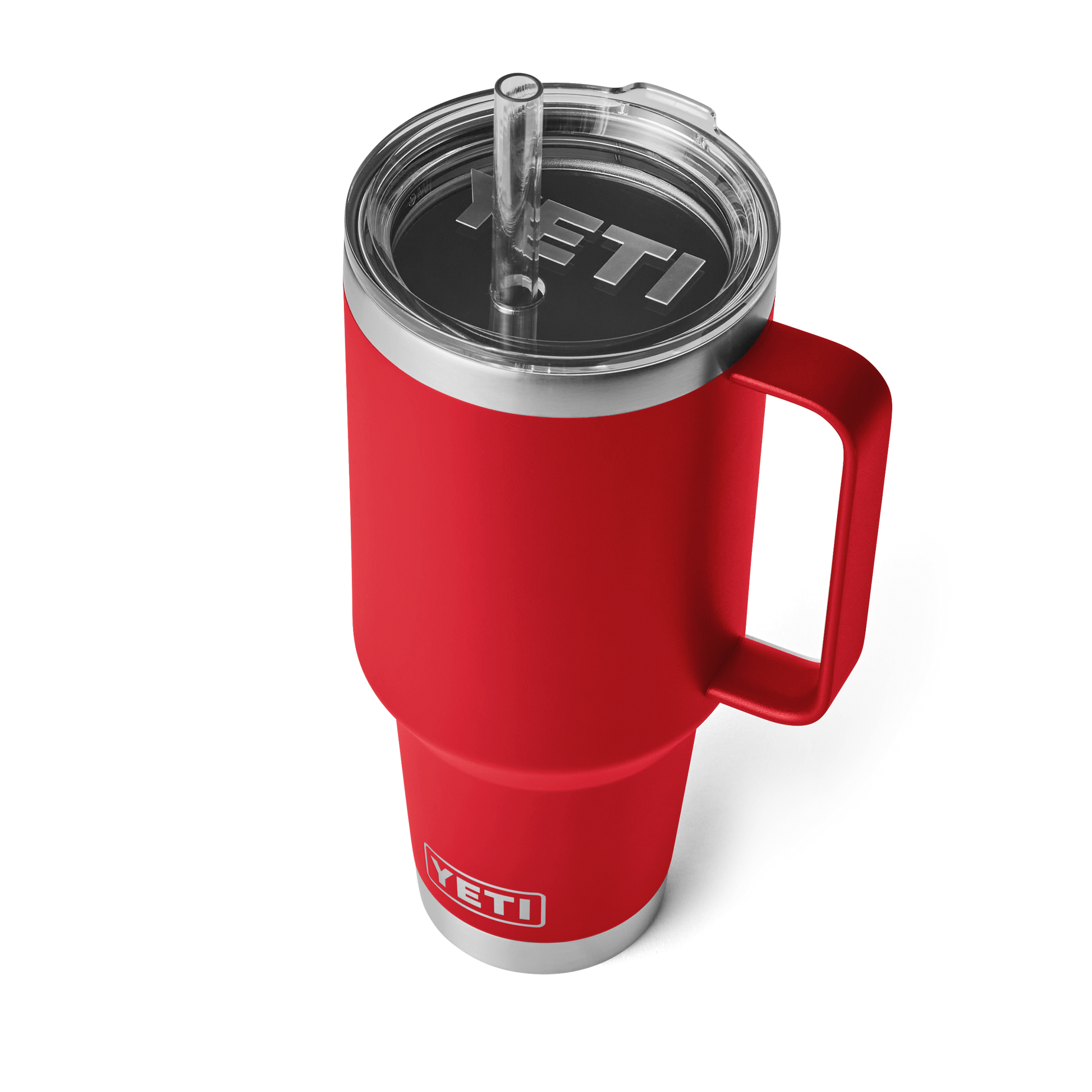Rambler® 42 oz (1242 ml) Trinkbecher Mit Trinkhalm-deckel Rescue Red