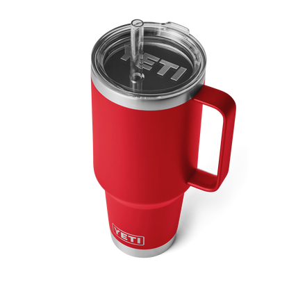 Rambler® 42 oz (1242 ml) Trinkbecher Mit Trinkhalm-deckel Rescue Red