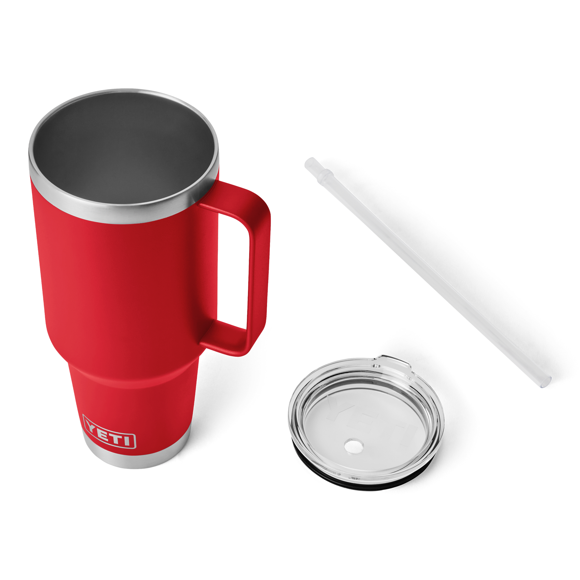 Rambler® 42 oz (1242 ml) Trinkbecher Mit Trinkhalm-deckel Rescue Red