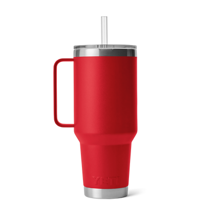 Rambler® 42 oz (1242 ml) Trinkbecher Mit Trinkhalm-deckel Rescue Red