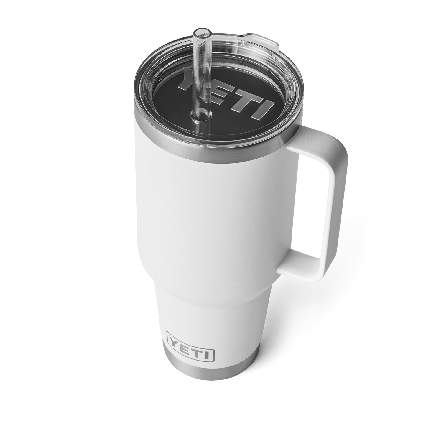 Rambler® 42 oz (1242 ml) Trinkbecher Mit Trinkhalm-deckel Weiß