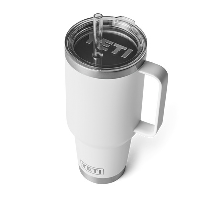 Rambler® 42 oz (1242 ml) Trinkbecher Mit Trinkhalm-deckel Weiß