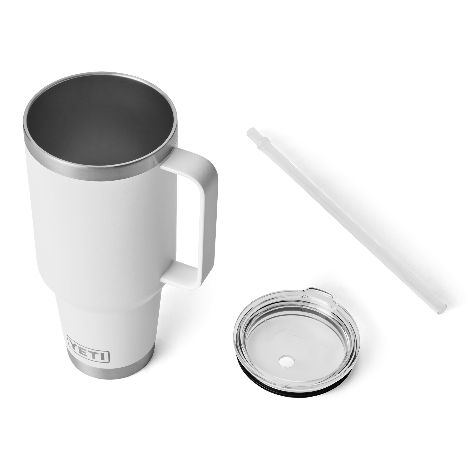 Rambler® 42 oz (1242 ml) Trinkbecher Mit Trinkhalm-deckel Weiß