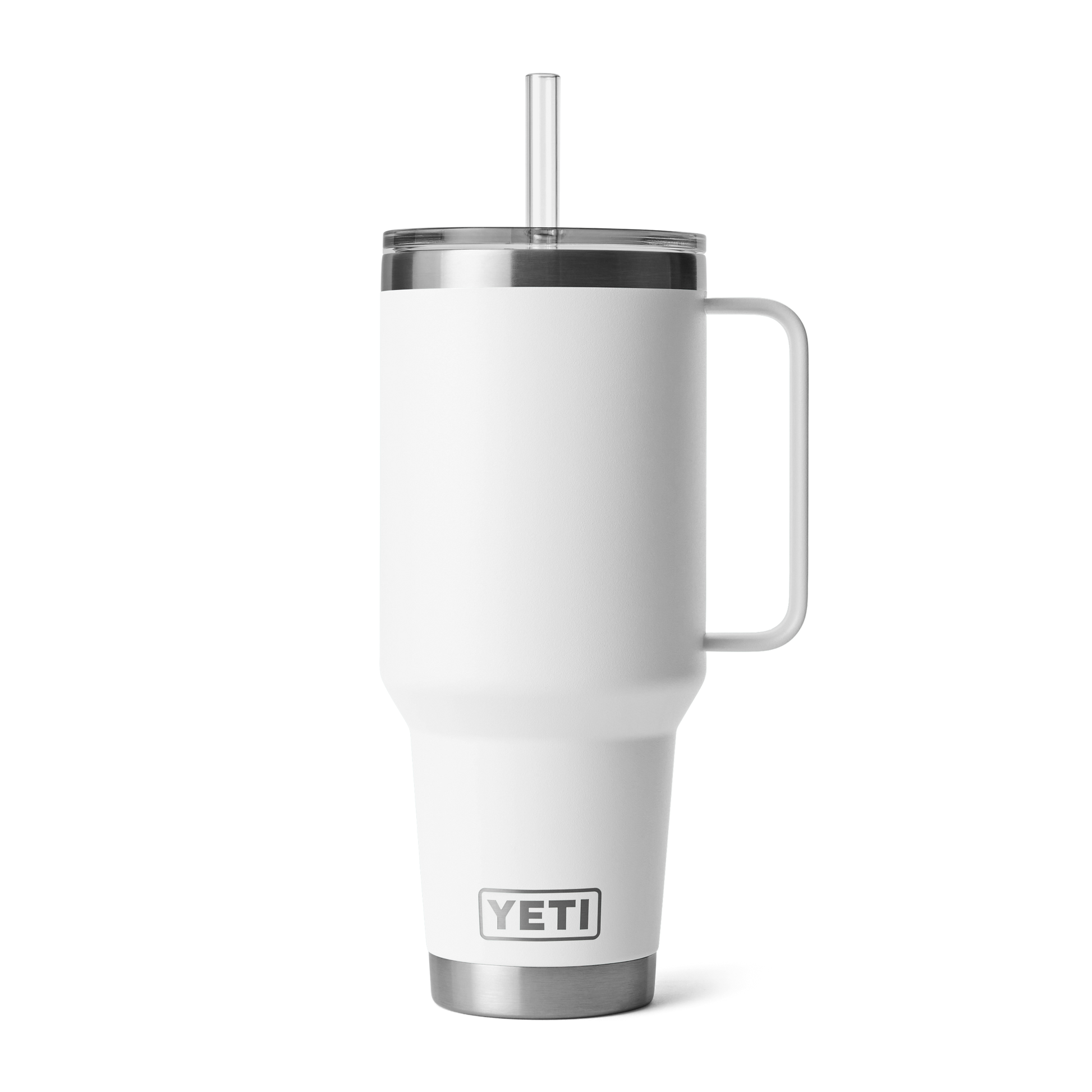 Rambler® 42 oz (1242 ml) Trinkbecher Mit Trinkhalm-deckel Weiß