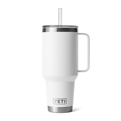 Rambler® 42 oz (1242 ml) Trinkbecher Mit Trinkhalm-deckel Weiß