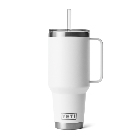 Rambler® 42 oz (1242 ml) Trinkbecher Mit Trinkhalm-deckel Weiß