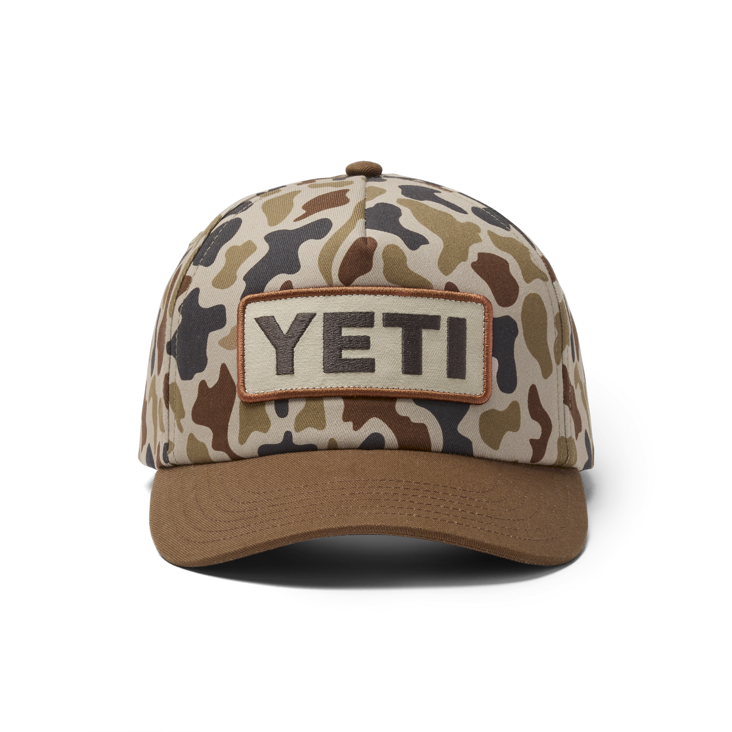 YETI® Logo Camo Snapback mit flacher Krempe