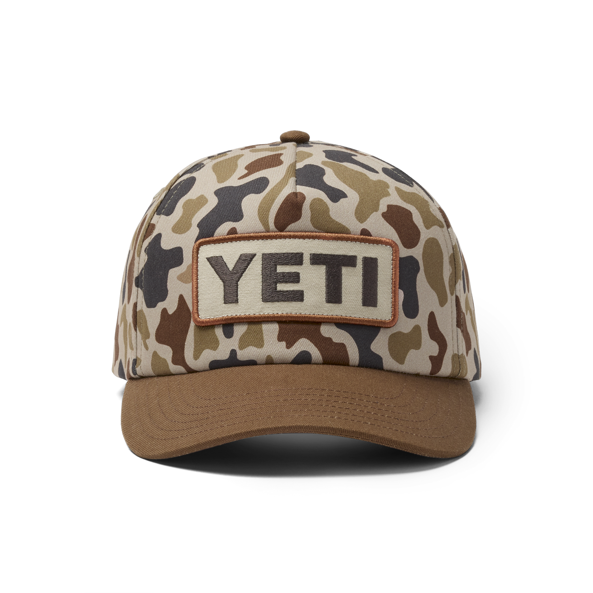 YETI® Logo Camo Snapback mit flacher Krempe