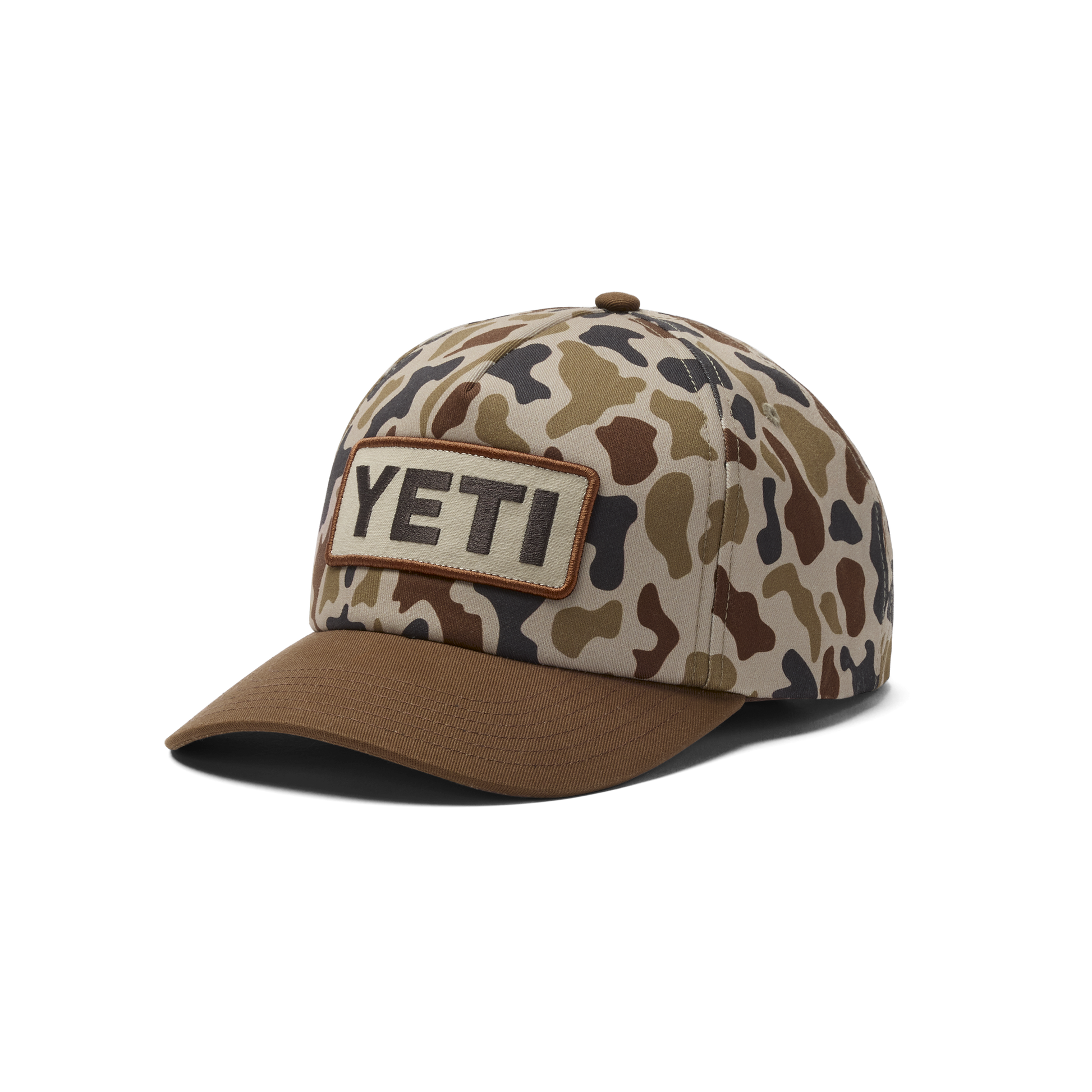 YETI® Logo Camo Snapback mit flacher Krempe