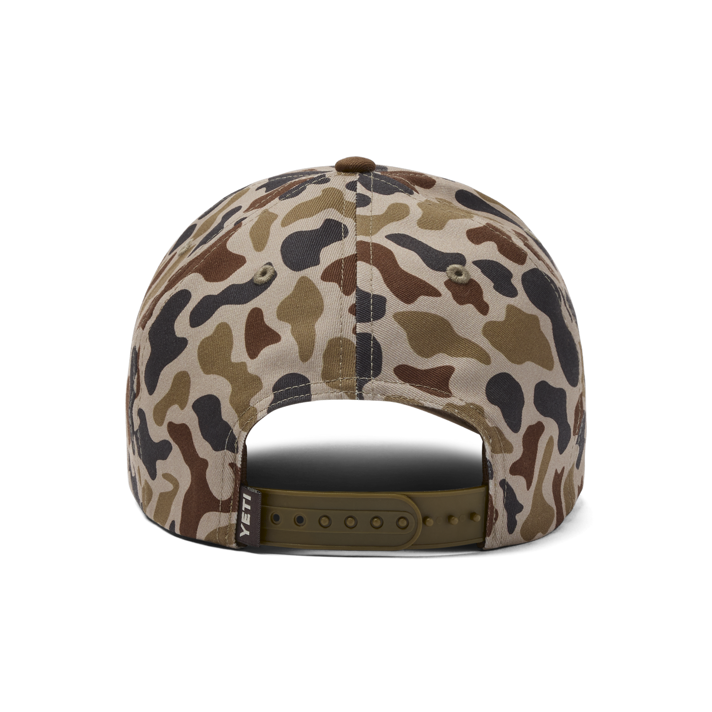 YETI® Logo Camo Snapback mit flacher Krempe