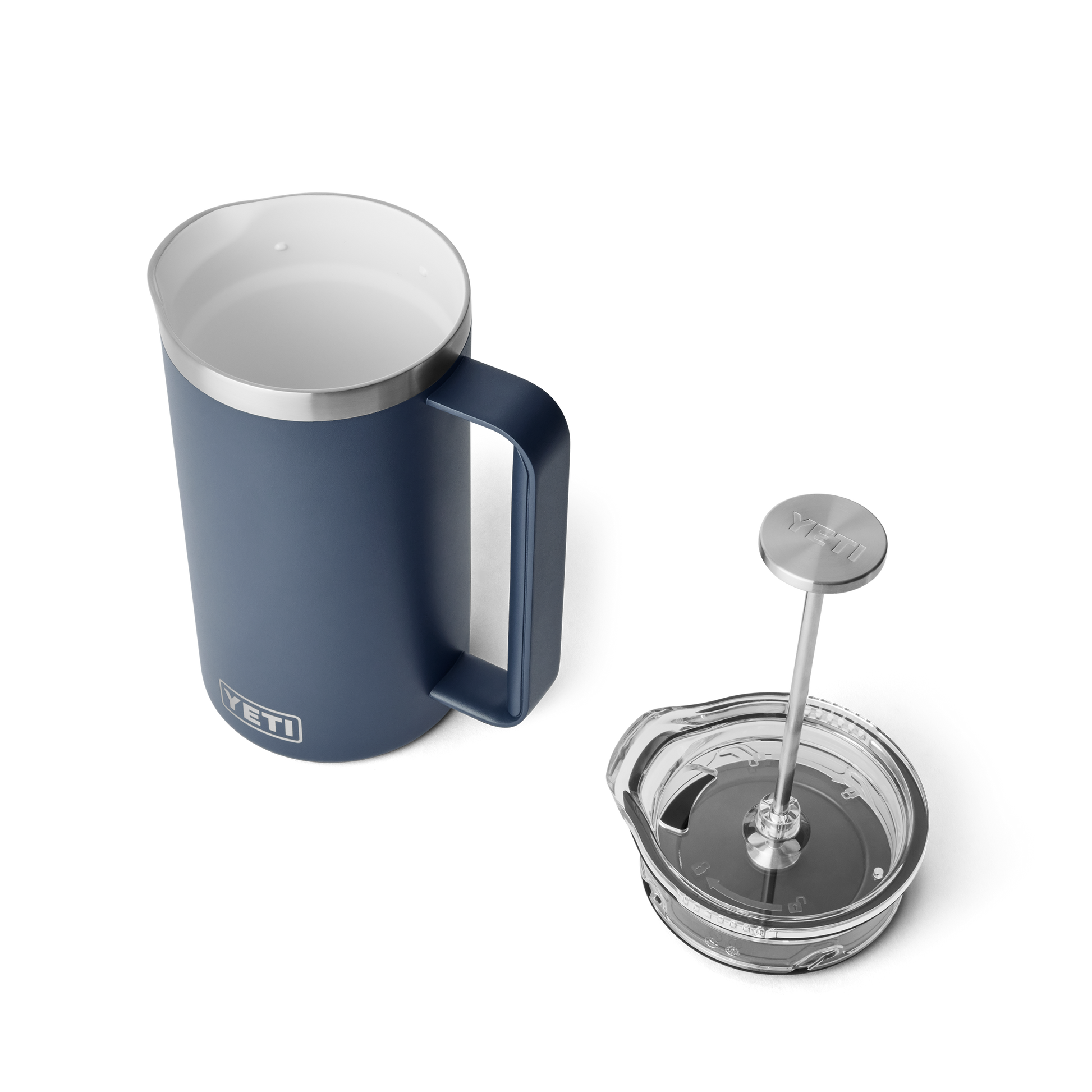 YETI Rambler® Stempelkanne mit 34 oz (1L) Fassungsvermögen Navy