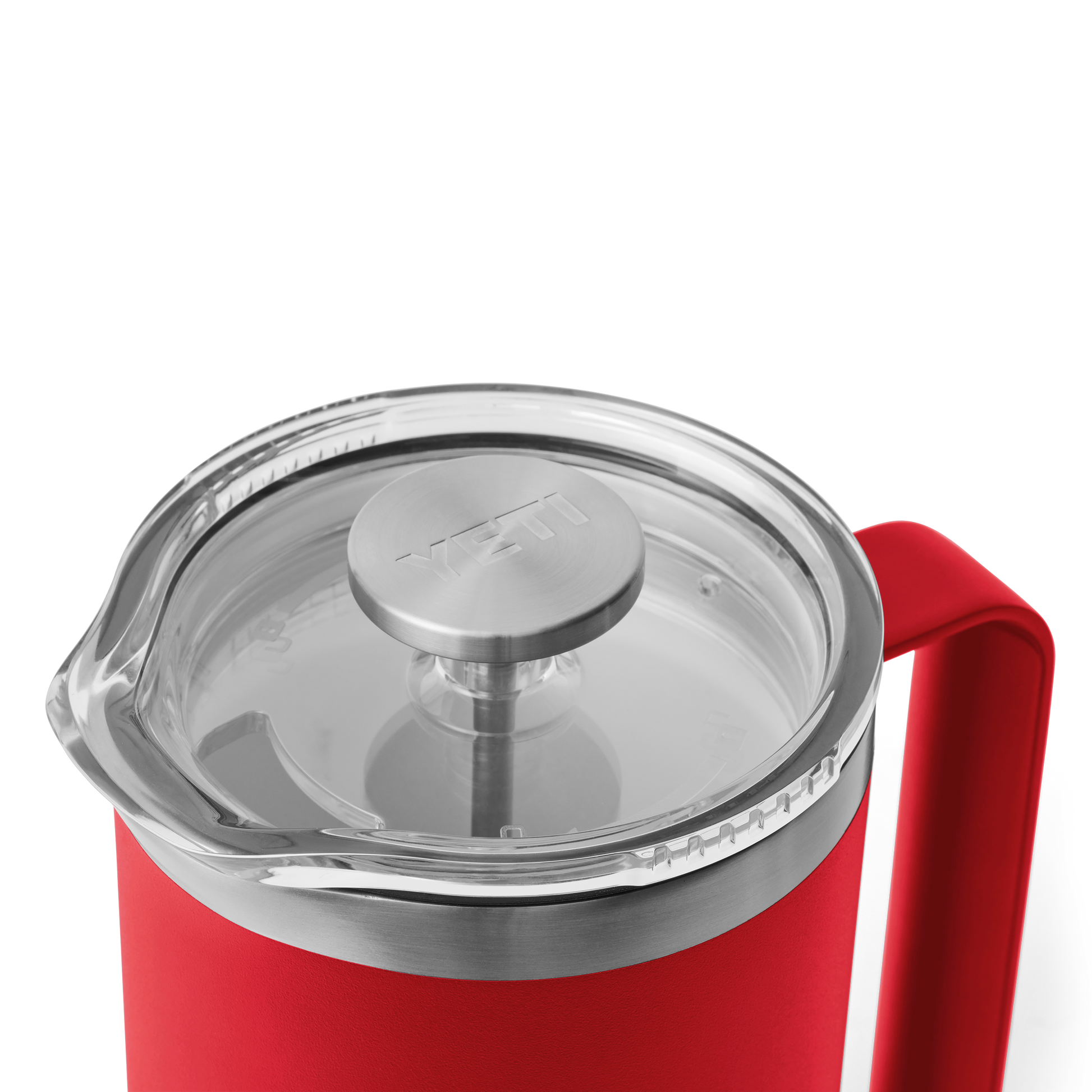 YETI Rambler® Stempelkanne mit 34 oz (1L) Fassungsvermögen Rescue Red