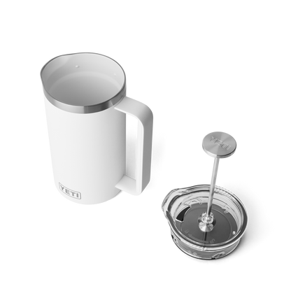 YETI Rambler® Stempelkanne mit 34 oz (1L) Fassungsvermögen Weiss