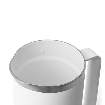 YETI Rambler® Stempelkanne mit 34 oz (1L) Fassungsvermögen Weiss