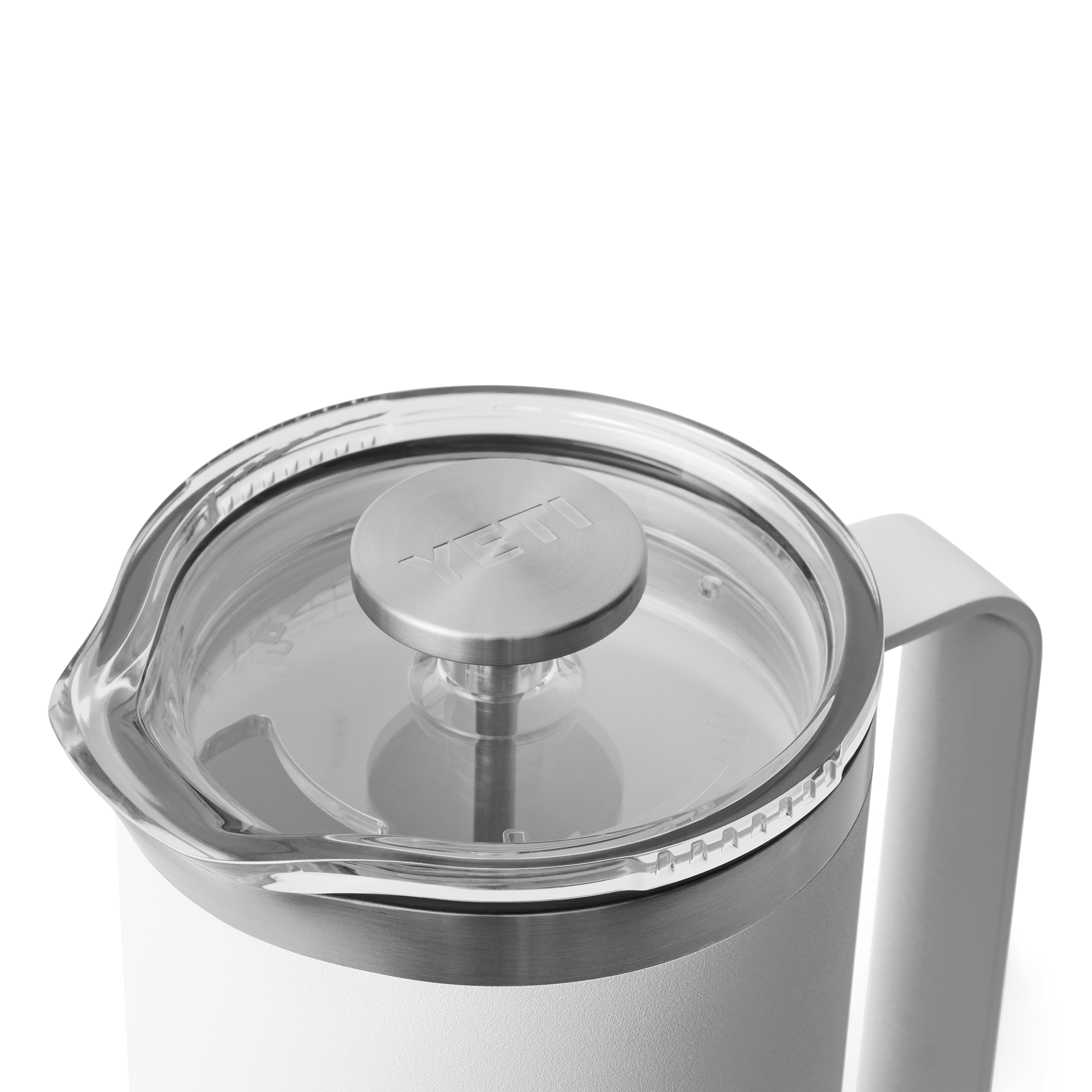 YETI Rambler® Stempelkanne mit 34 oz (1L) Fassungsvermögen Weiss