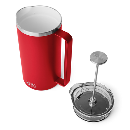 YETI Rambler® Stempelkanne mit 64 oz (2L) Fassungsvermögen Rescue Red