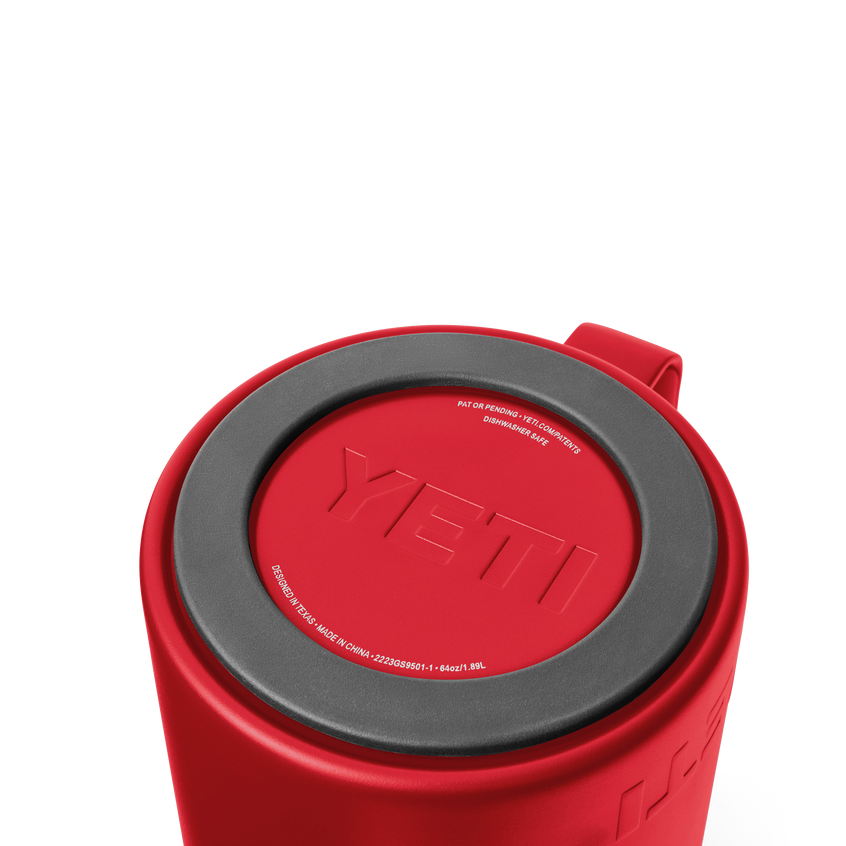YETI Rambler® Stempelkanne mit 64 oz (2L) Fassungsvermögen Rescue Red