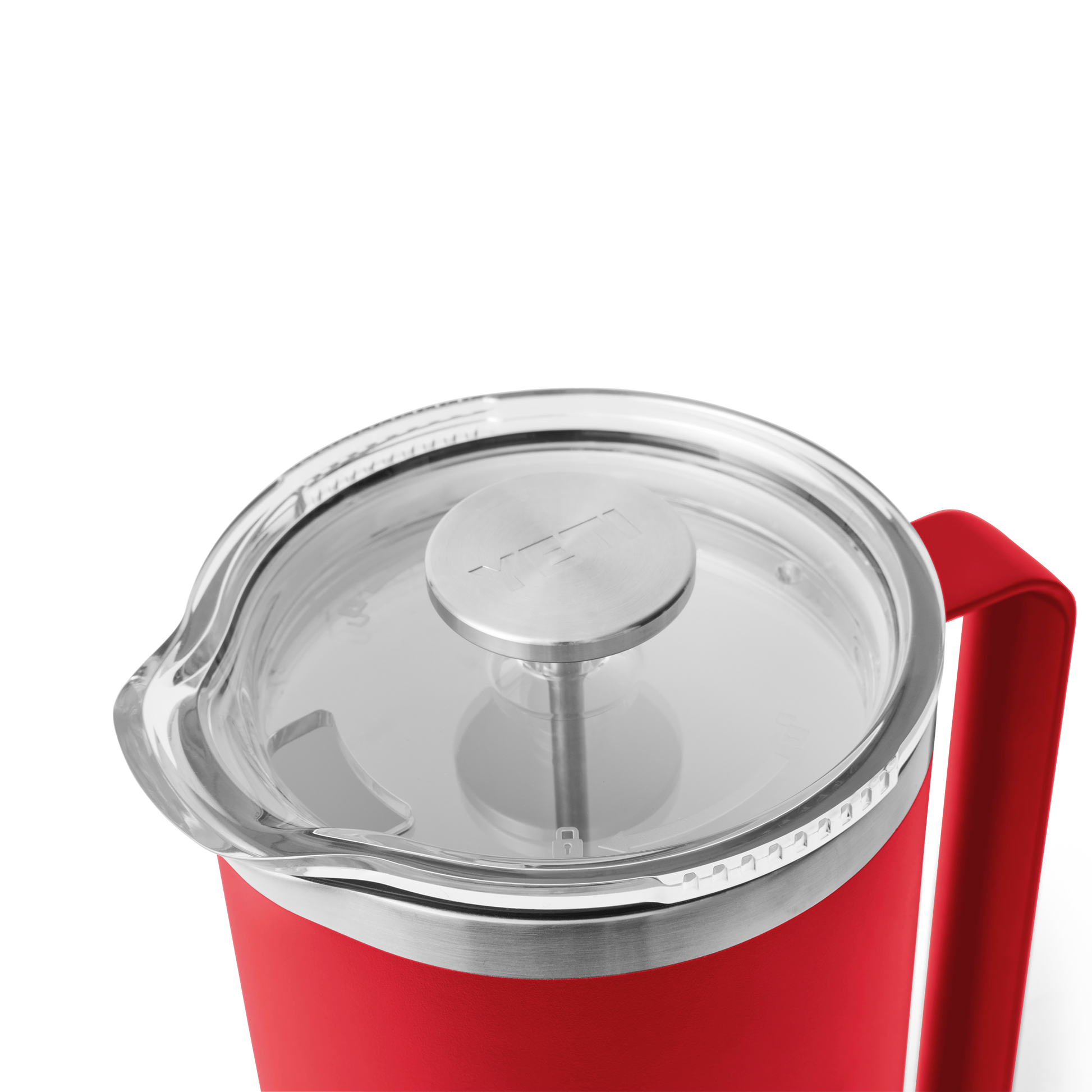 YETI Rambler® Stempelkanne mit 64 oz (2L) Fassungsvermögen Rescue Red
